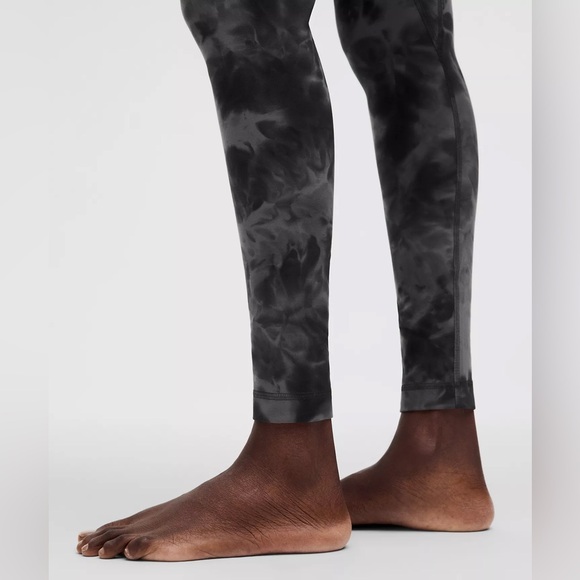 Lululemon Align High-Rise Pant 28" Diamond Dye Pitch Grey Graphite Grey Size 12 - Picture 6 of 13